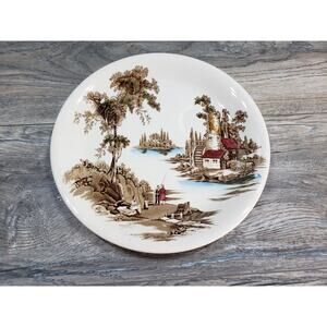 Johnson Brothers The Old Mill Round Snack Plate